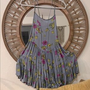 Free People  circle of flowers slipdress m